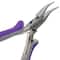 John Bead Ergo Minis 5" Multi Purpose Bent Nose Stainless Steel Jewelry Pliers